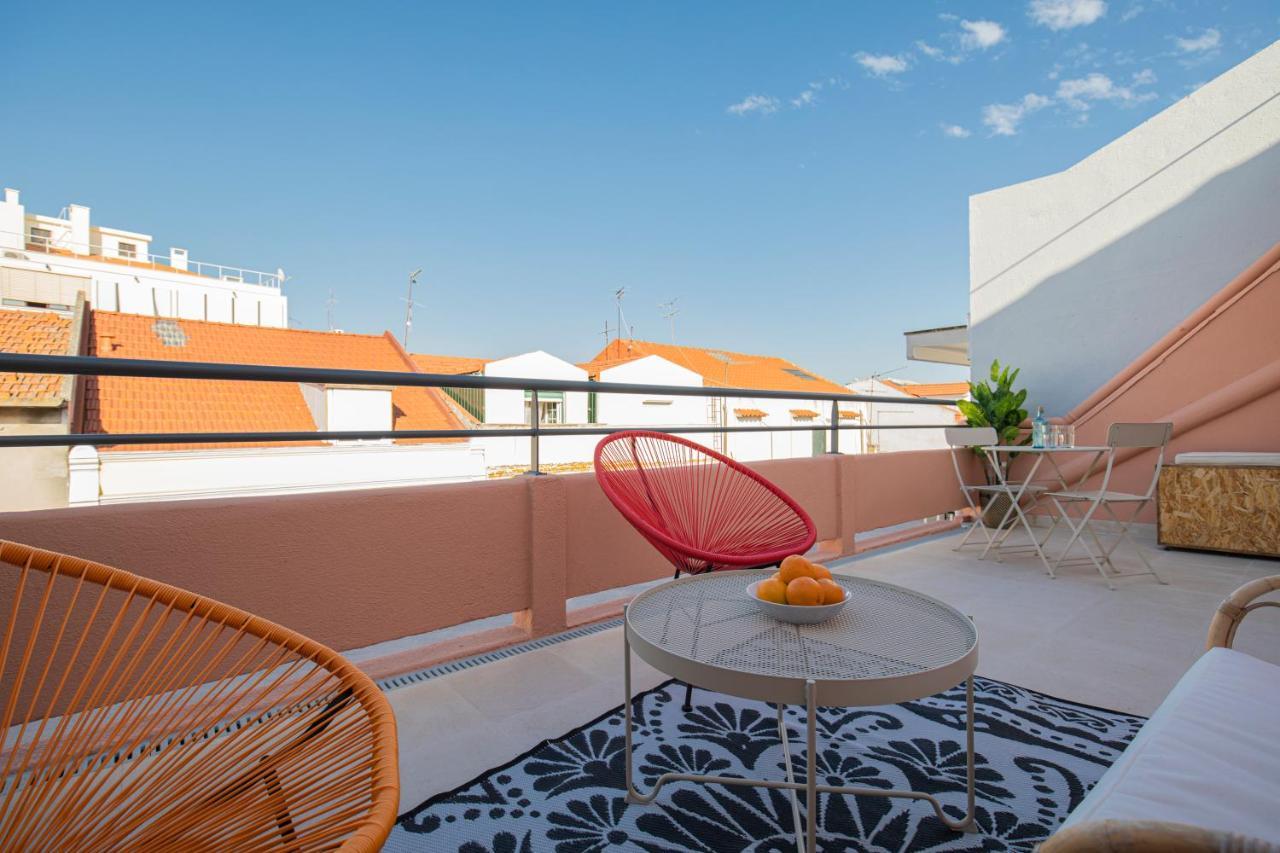 Lovelystay - Sunny 1Bdr Apartment W/Terrace Lisboa Exteriér fotografie