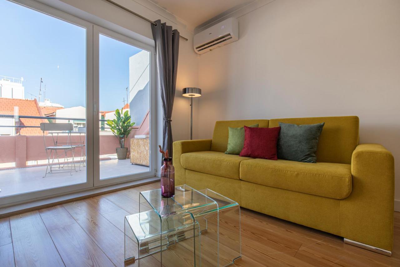 Lovelystay - Sunny 1Bdr Apartment W/Terrace Lisboa Exteriér fotografie
